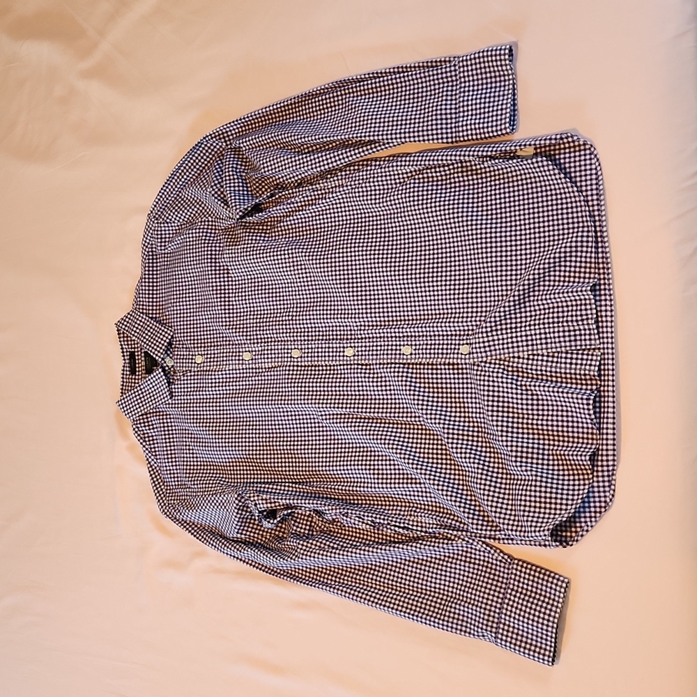 Men's J Crew Ludlow Slim Cotton Dress Shirt, Purple Gingham, Size M